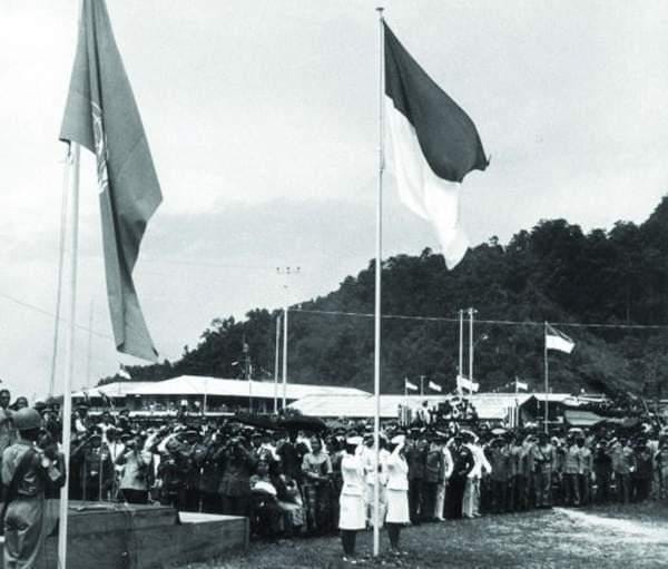 west irian flag