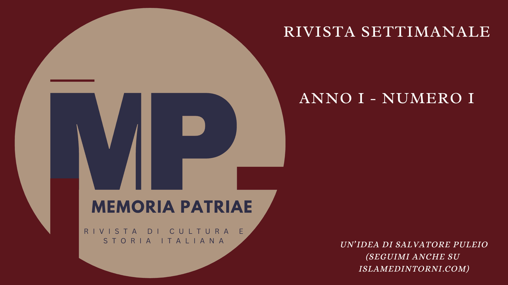 Memoria Patriae I(I) 2025
