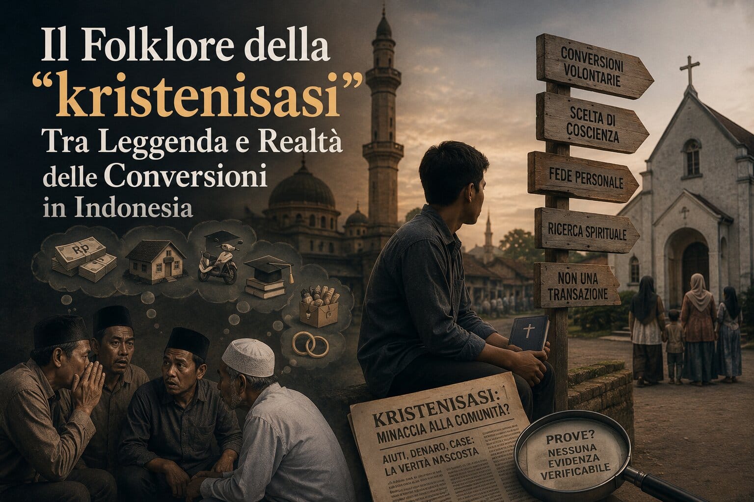 Folklore kristenisasi e leggende di conversione indonesia
