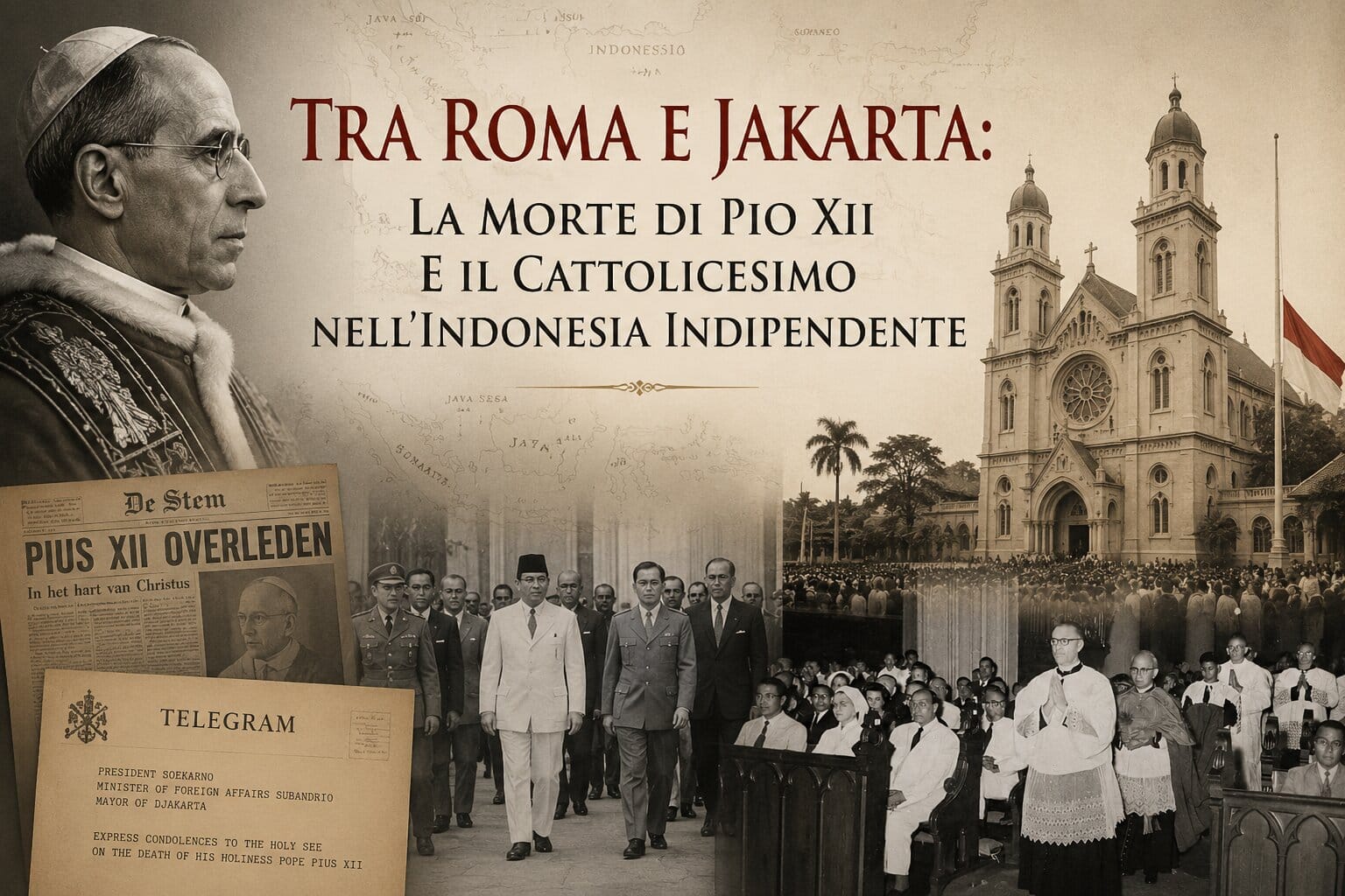 pio xii roma jakarta soekarno