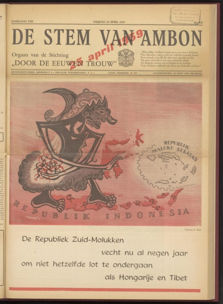 Repubblica delle Molucche del Sud Republik Maluku Selatan, RMS, Djakarta