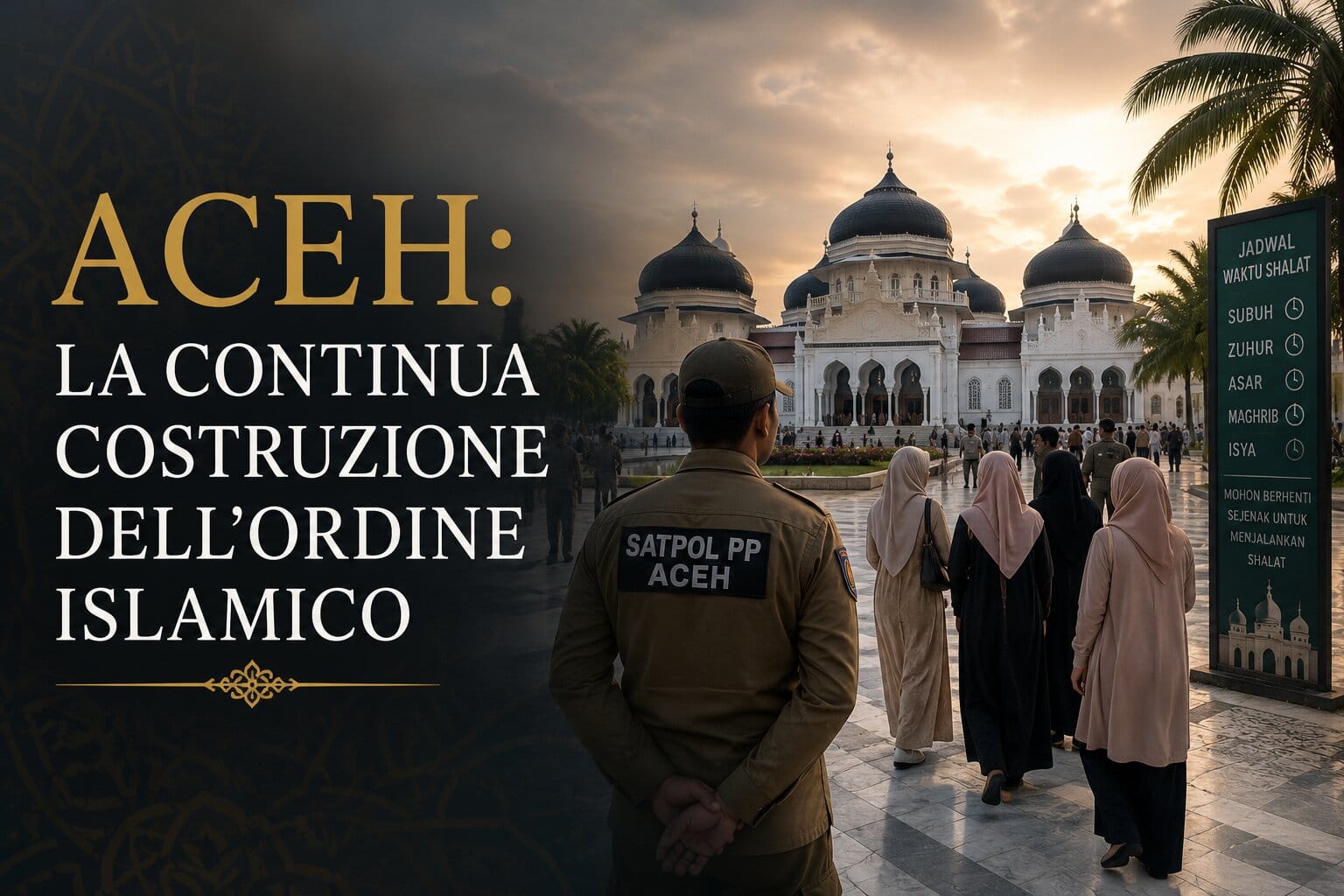 aceh ordine islamico sharia