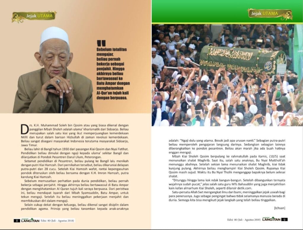 majalh langitan Islam E Dintorni
Geopolitica Islam Indonesia Kiai