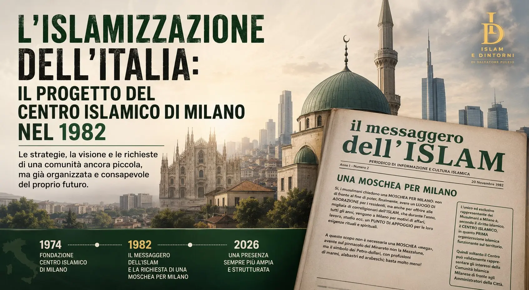 islamizzazione centro islamico milano