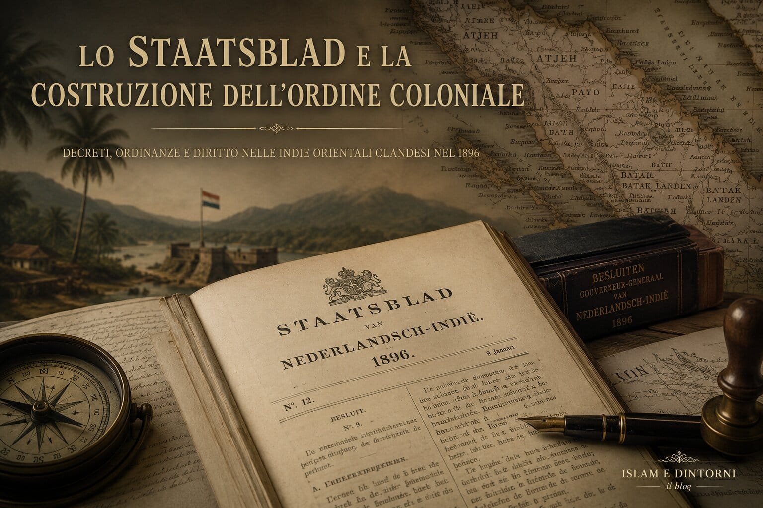 staatsblad indie olandesi diritto coloniale colonialismo olandese