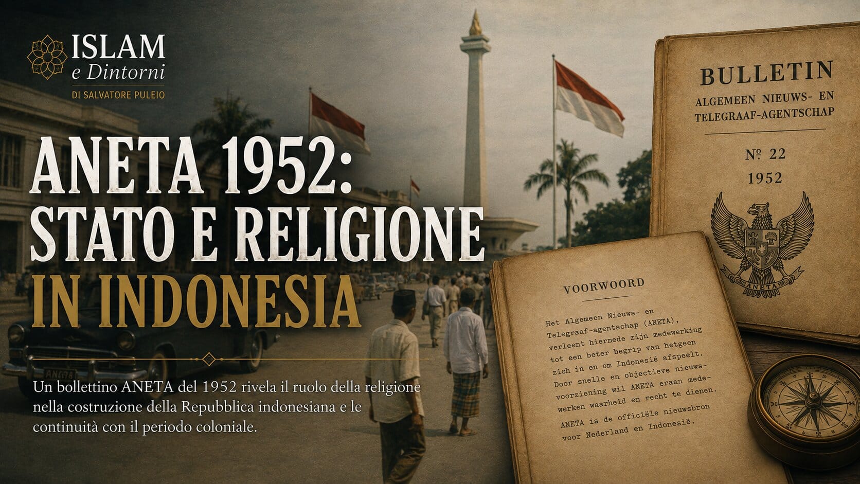 ANETA 1952 Stato Religione Indonesia