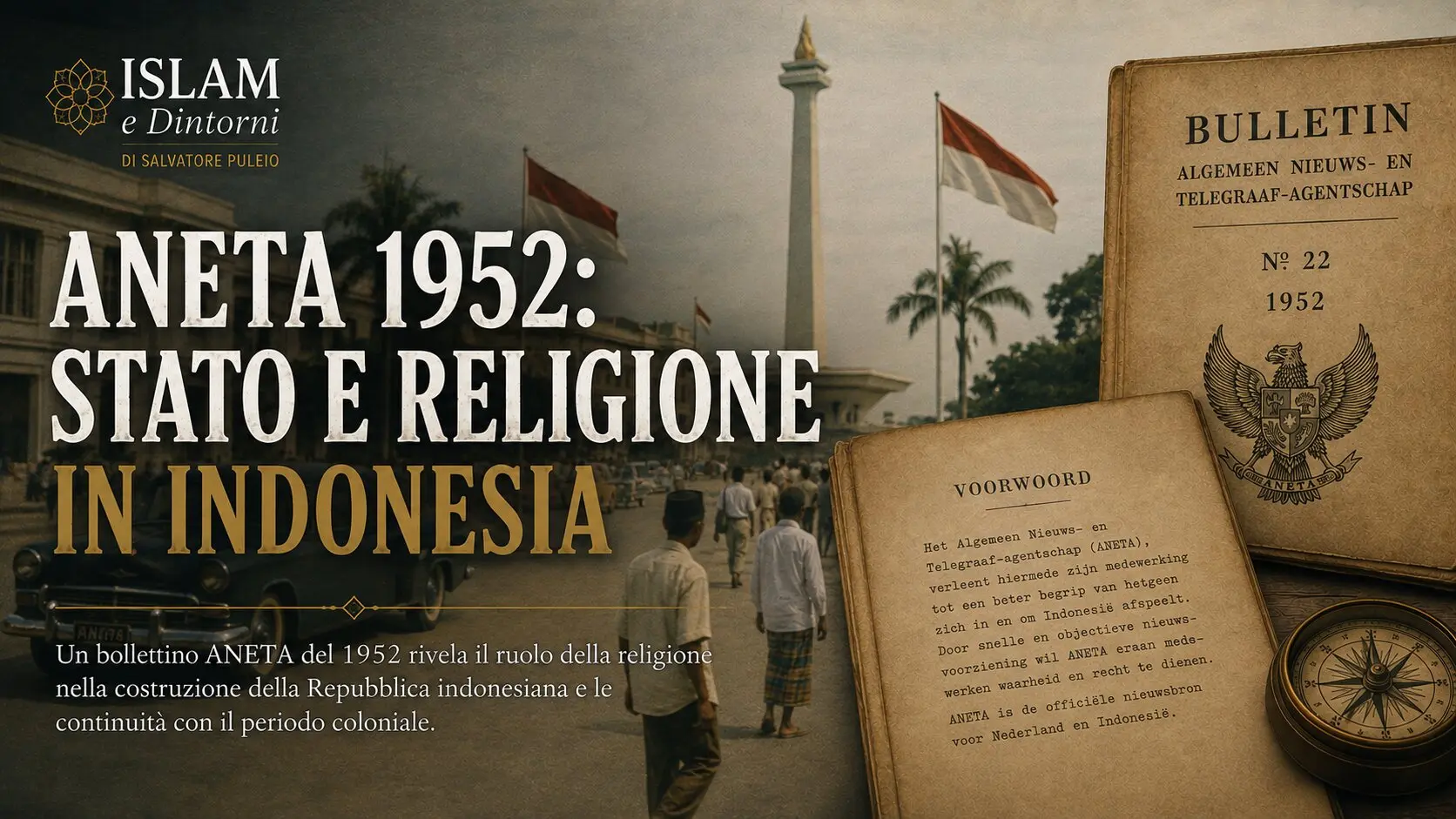 ANETA 1952 Stato Religione Indonesia