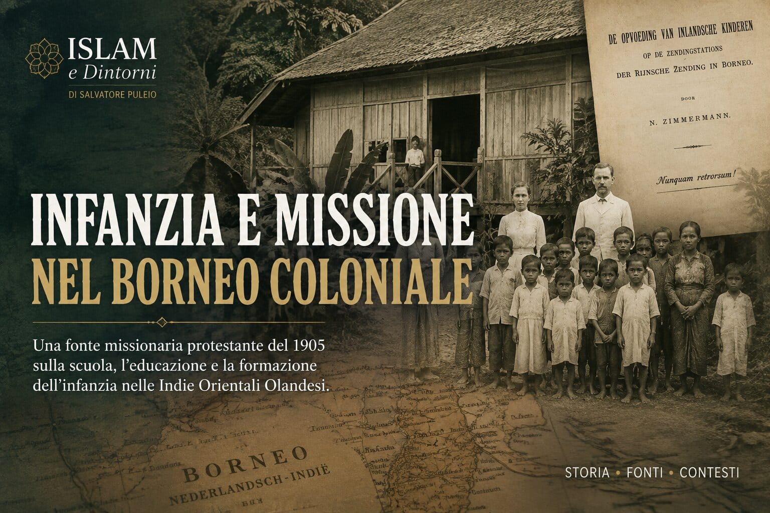 infanzia e missione protestante borneo indie orientali olandesi