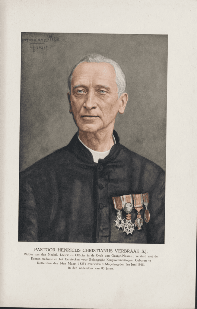 indie orientali olandesi padre verbraak 1922 cattolicesimo missione colonialismo. Sint Claverbond. 1922. Pastoor Verbraak.