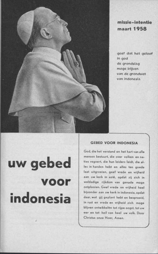 Missienieuws der Nederlandse Jezuïeten. 1958. Colonialismo Olandese. Gesuiti. Chiesa Cattolica. Fonti Coeve Olandesi.