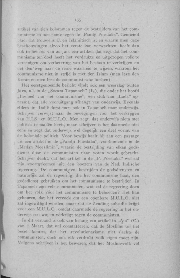 Uit de javaansch-maleische pers, Mededeelingen. Tijdschrift voor Zendingswetenschap, 1926. Fonti Coeve Olandesi. islam e comunismo. Indie Orientali Olandesi.