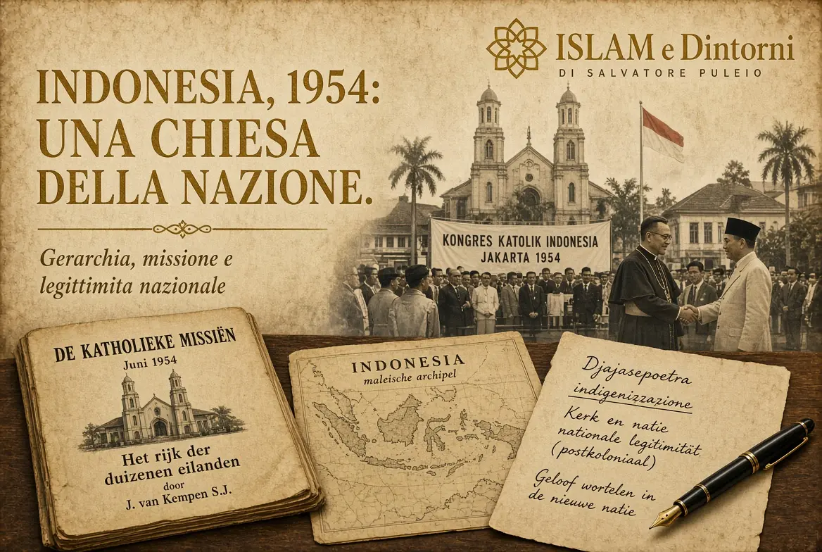 1954 indonesia chiesa nazione indigenizzazione