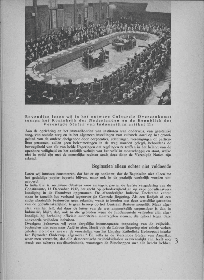 De toekomst der missie in de Republiek Indonesia Serikat, Berichten uit Java, 1950. Chiesa Cattolica. Indonesia. Colonialismo. 