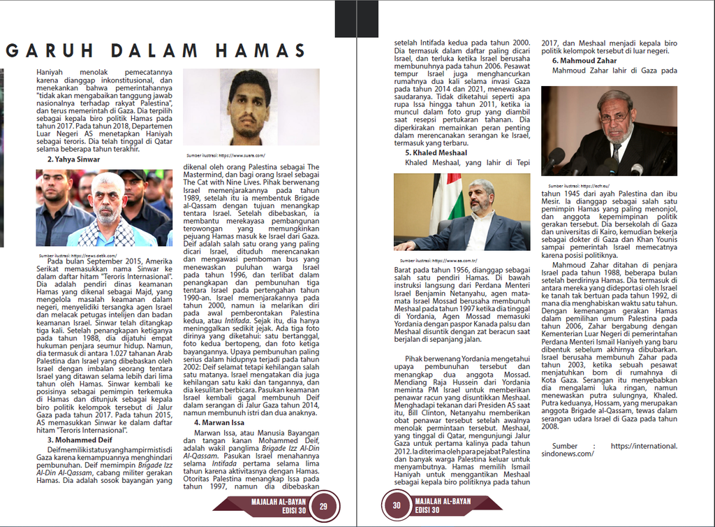 Majalah Santri Al Bayan. Islam. Pesantren. Indonesia. Hamas.