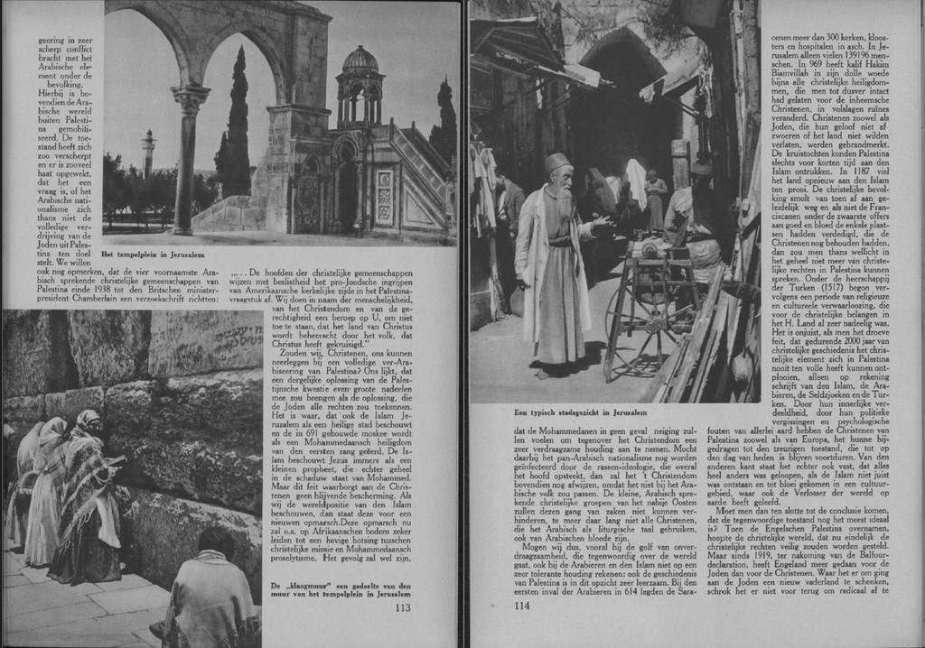 Jozef Peters, De Rechten der Christenen in Palestina, De Katholieke Missiën, 4, Februari 1939. Fonti Coeve Olandesi.